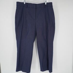 Talbots Bristol Pant High Waist Straight Leg Ankle Length 16W NEW Careerwear